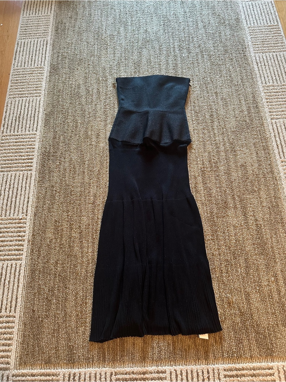 Sonia Rykiel Strapless Black long Dress